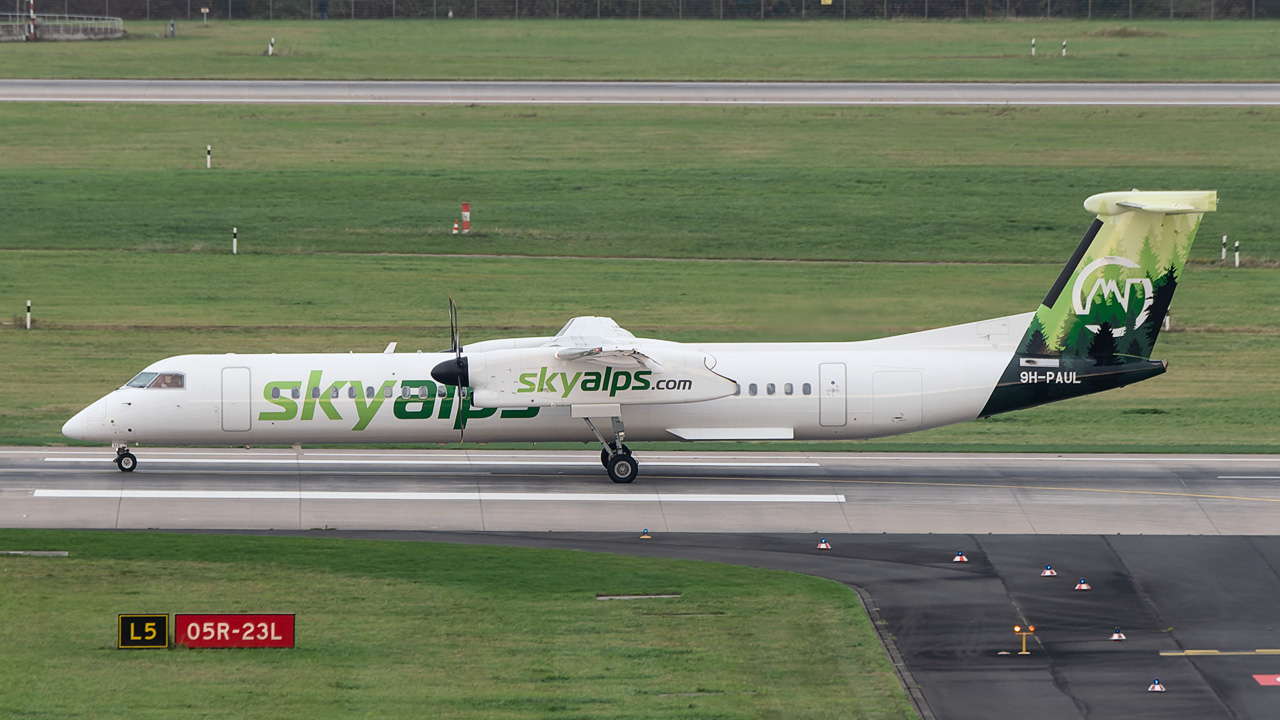 9H-PAUL SkyAlps Bombardier DHC-8-400