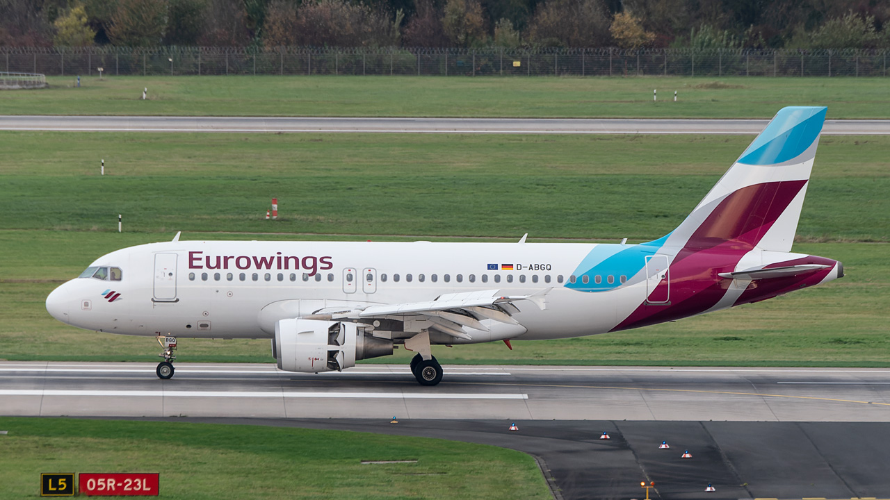 D-ABGQ Eurowings Airbus A319-100
