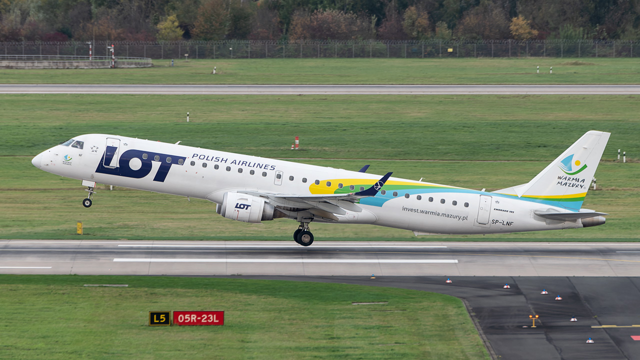 SP-LNF LOT Polish Airlines Embraer ERJ-195