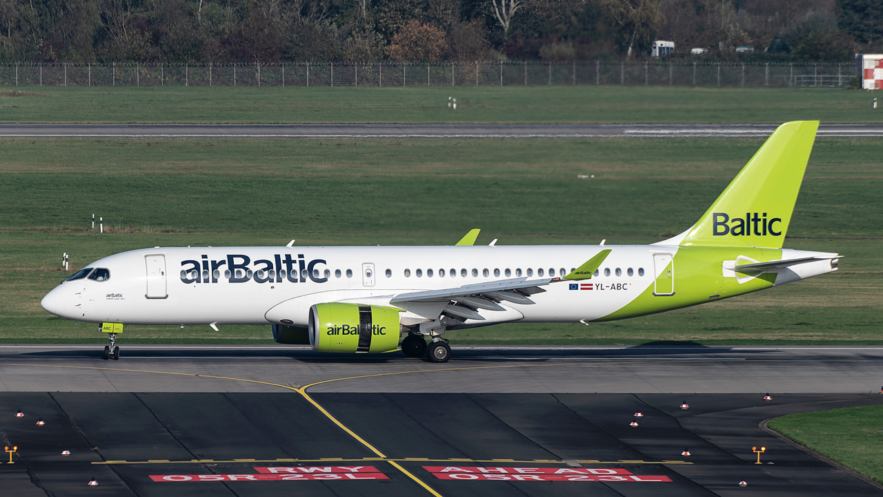 YL-ABC airBaltic Airbus A220-300