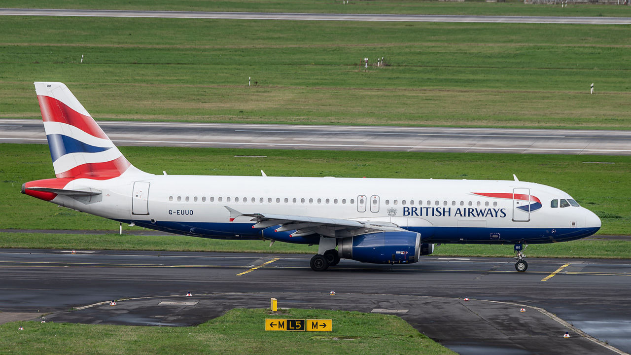 G-EUUO British Airways Airbus A320-200