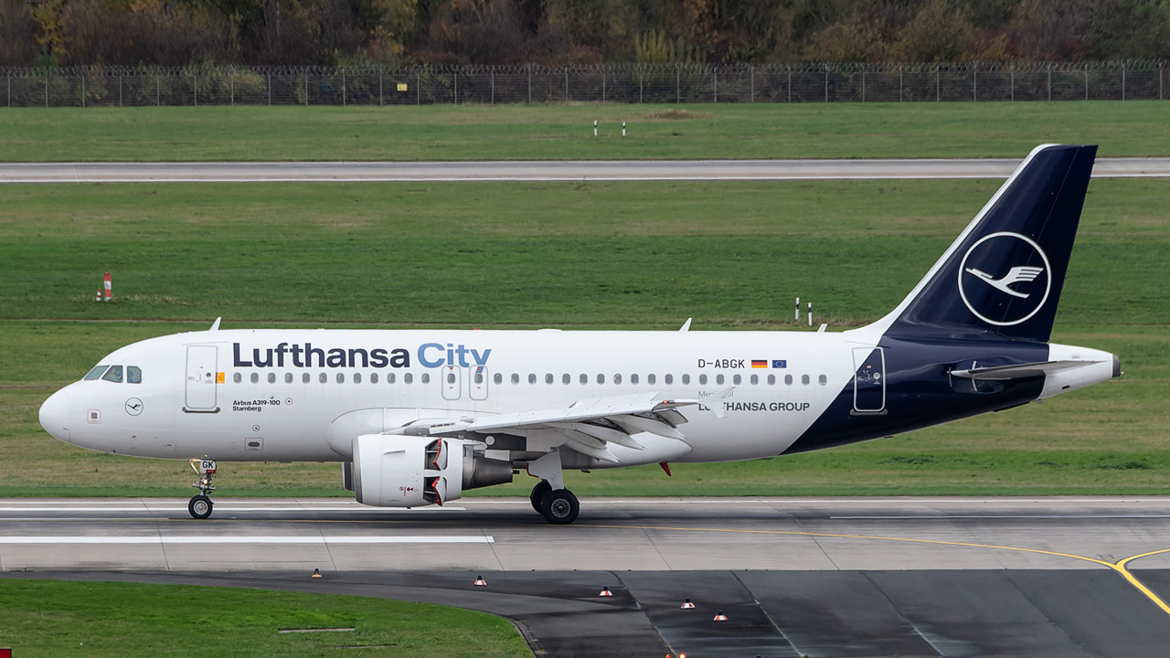 D-ABGK Lufthansa City Airbus A319-100