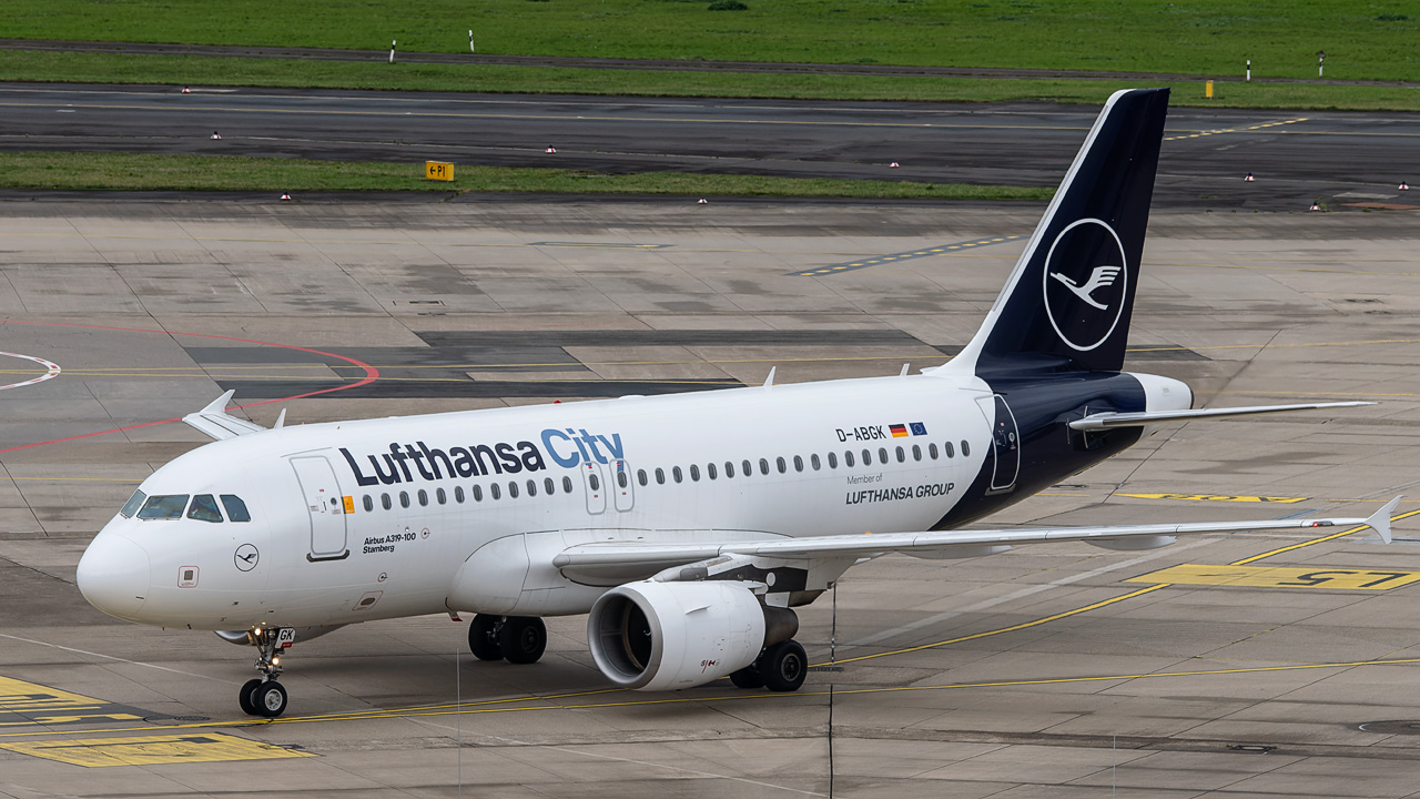 D-ABGK Lufthansa City Airbus A319-100