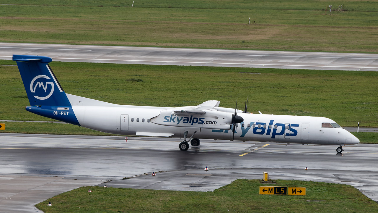 9H-PET SkyAlps Bombardier DHC-8-400