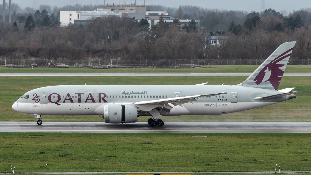 A7-BCZ Qatar Airways Boeing 787-8 Dreamliner