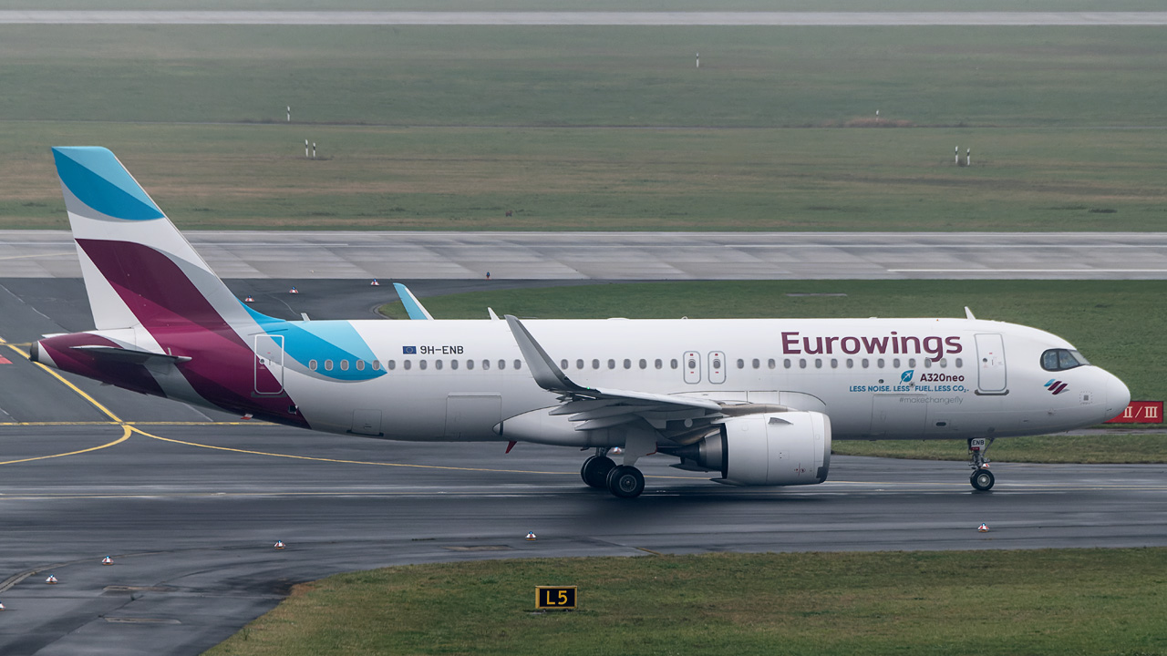 9H-ENB Eurowings Europe Malta Airbus A320-200neo