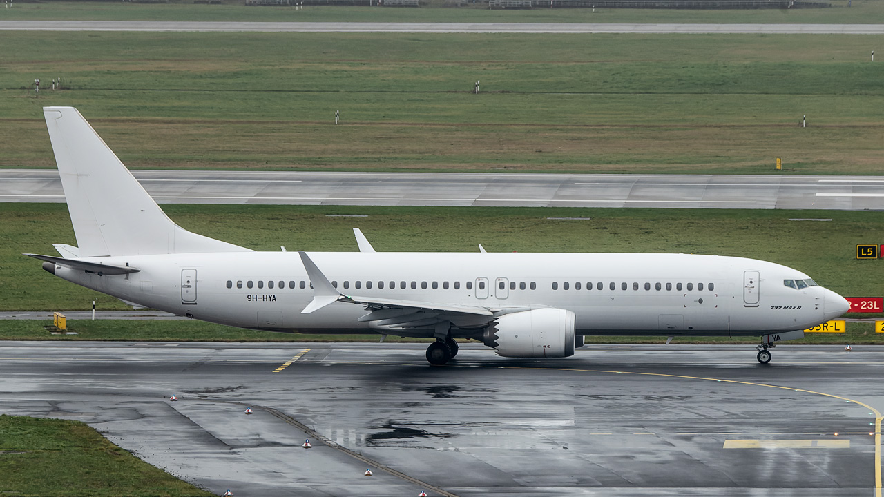 9H-HYA AJet Boeing 737 MAX 8