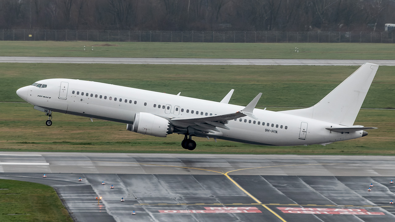 9H-HYA AJet Boeing 737 MAX 8