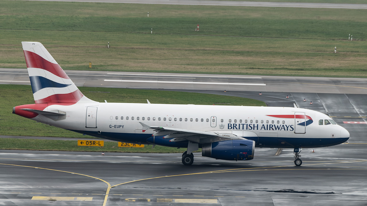 G-EUPY British Airways Airbus A319-100