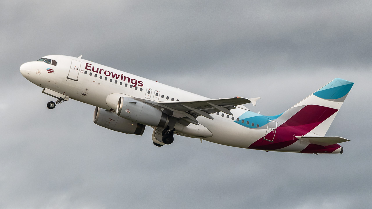 9H-EXS Eurowings Europe Malta Airbus A319-100