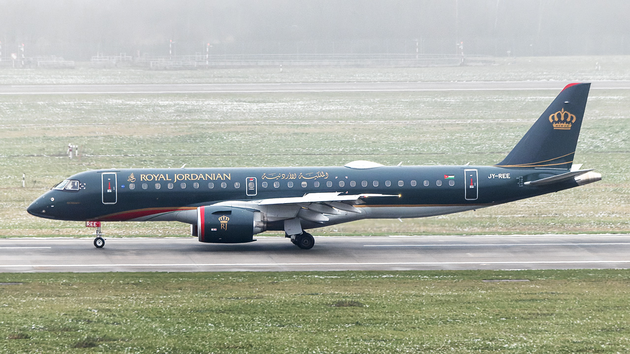 JY-REE Royal Jordanian Embraer ERJ-190 E2