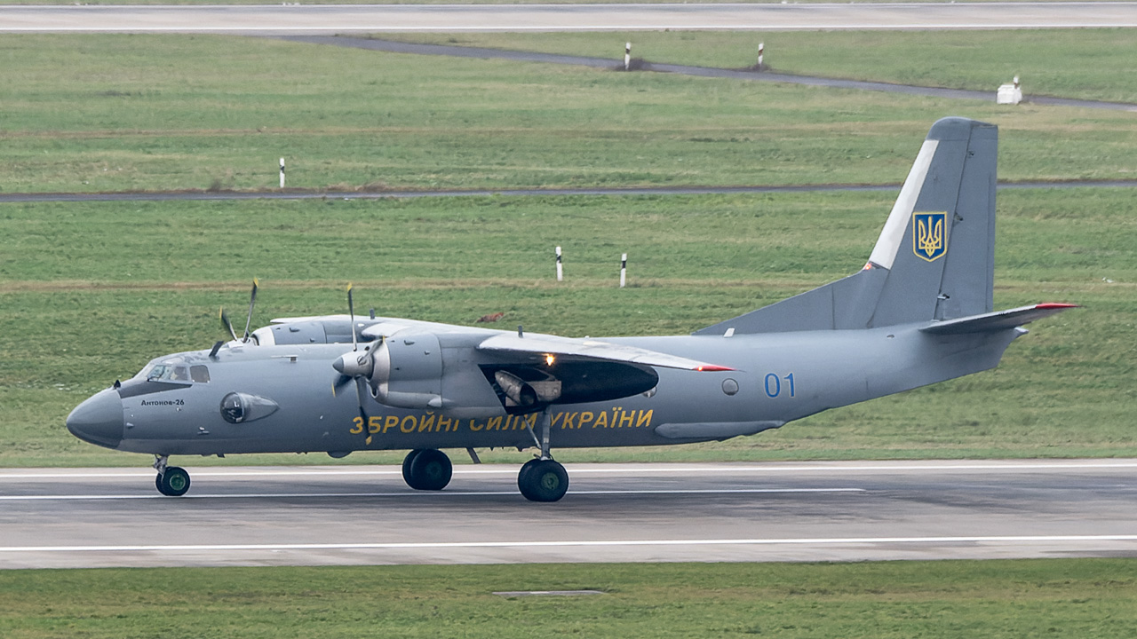 01BLUE Ukraine Air Force Antonov An-26