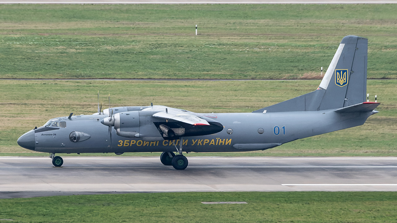 01BLUE Ukraine Air Force Antonov An-26