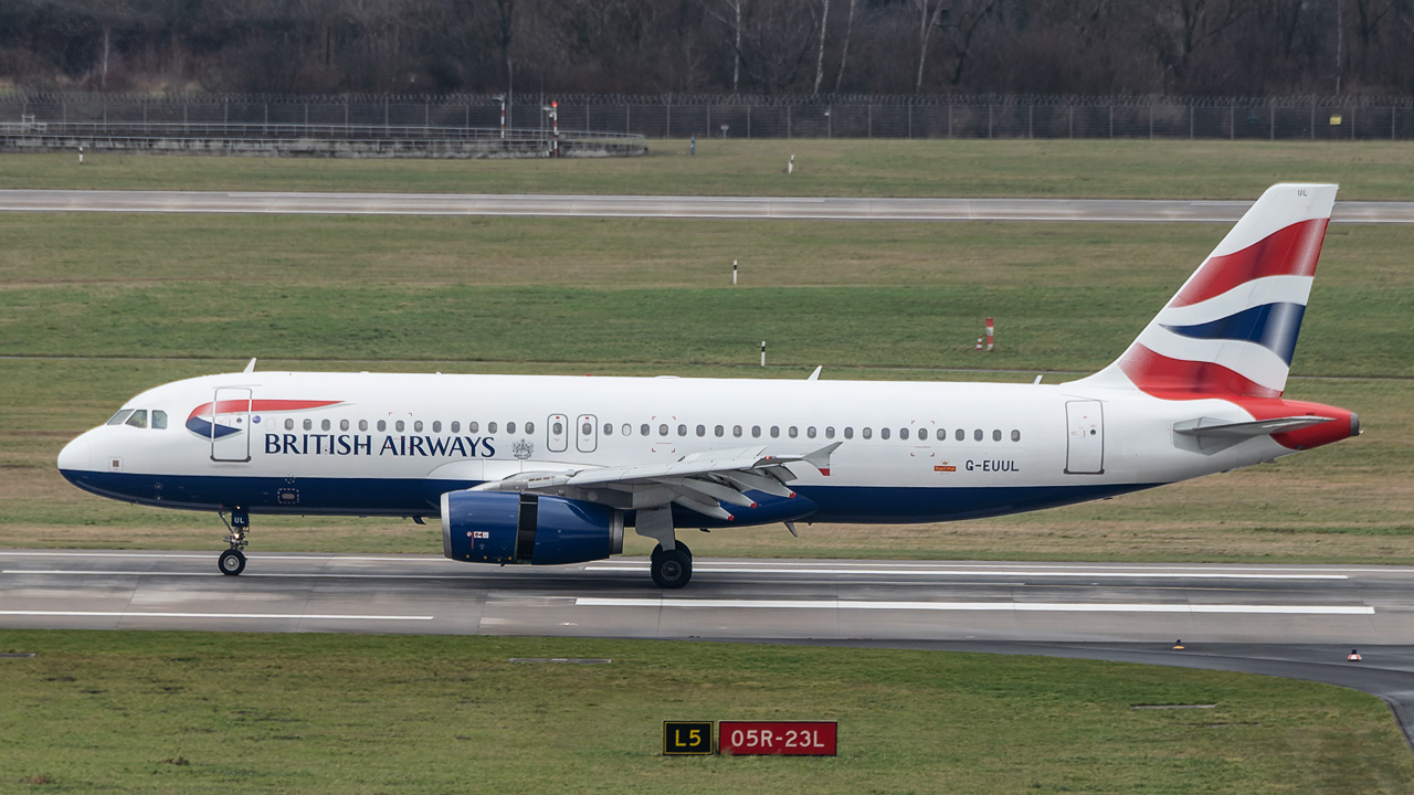 G-EUUL British Airways Airbus A320-200