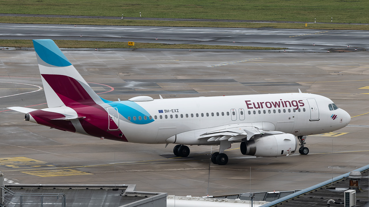 9H-EXZ Eurowings Europe Malta Airbus A319-100