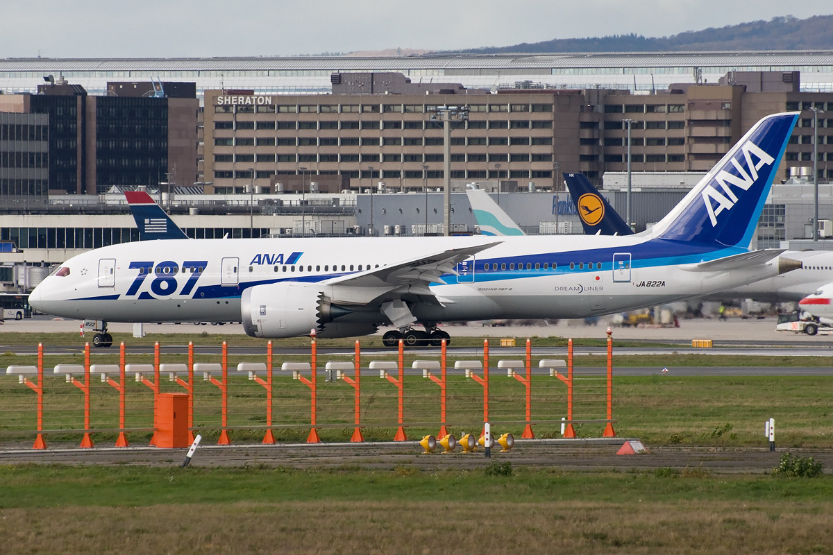 JA822A All Nippon Airways (ANA) Boeing 787-8 Dreamliner