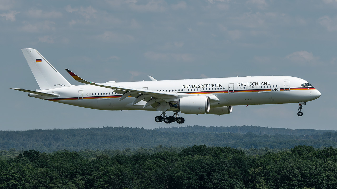 10+03 German Airforce Airbus A350-900ACJ