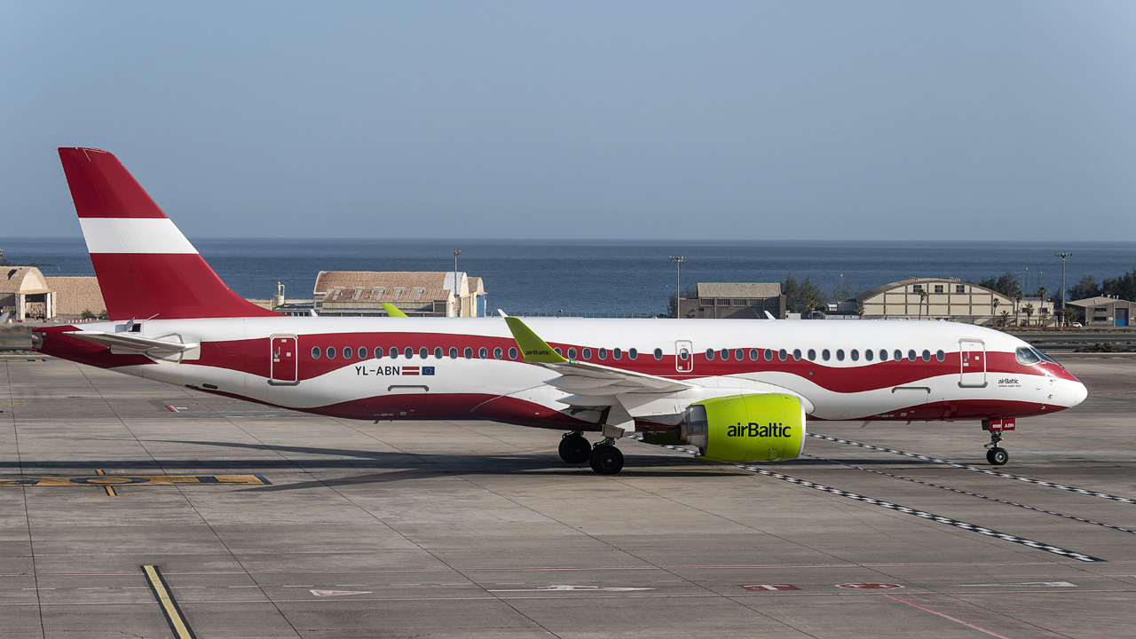 YL-ABN airBaltic Airbus A220-300