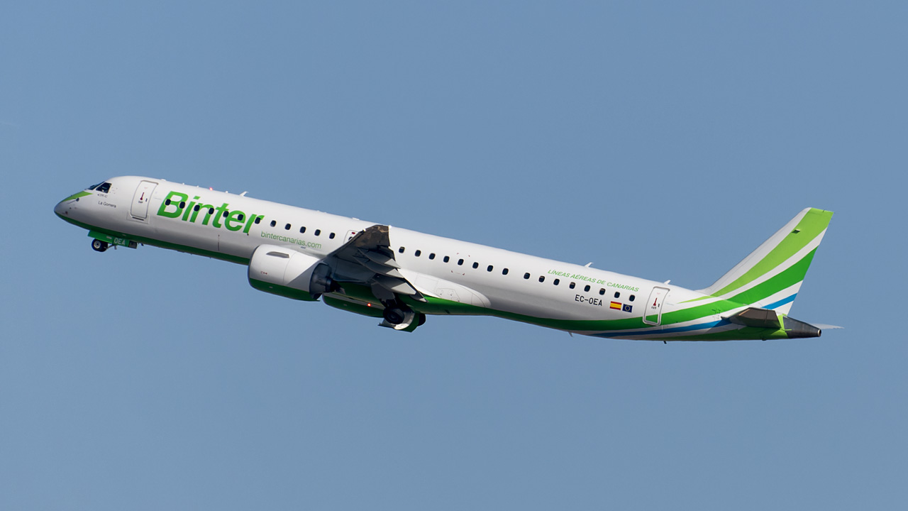 EC-OEA Binter Canarias Embraer ERJ-195 E2