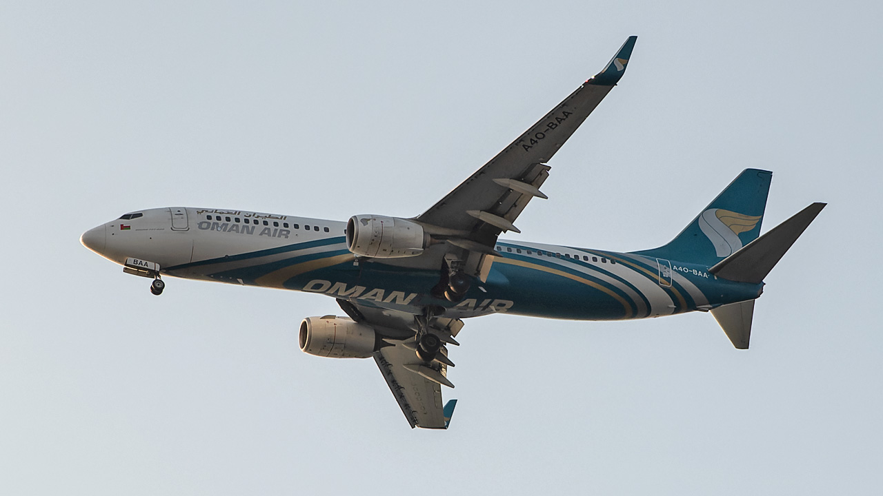 A4O-BAA Oman Air Boeing 737-800