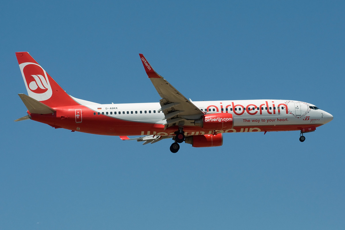 D-ABKK Air Berlin Boeing 737-800