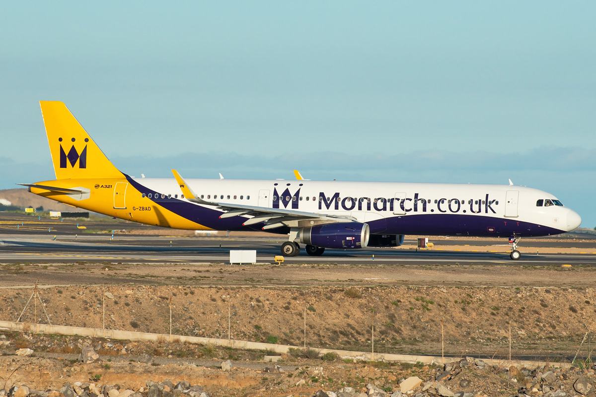 G-ZBAD Monarch Airlines Airbus A321-200/S