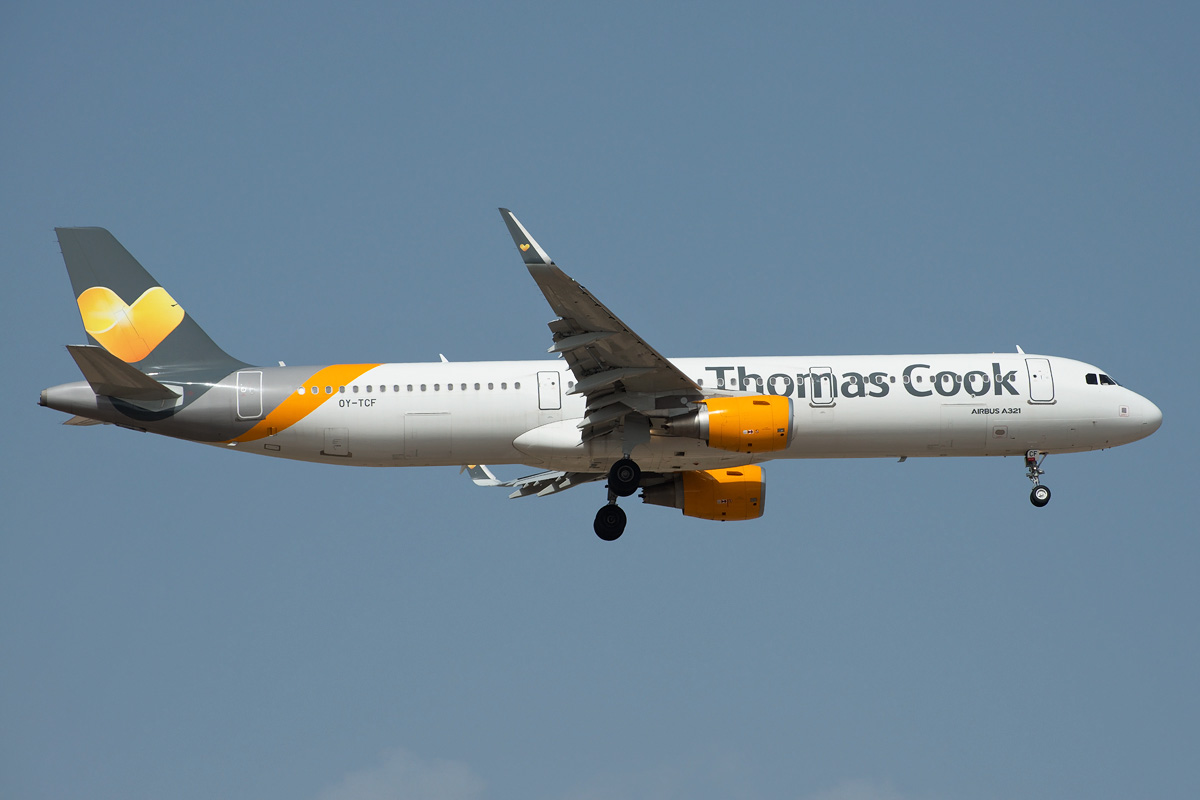 OY-TCF Thomas Cook Airlines Scandinavia Airbus A321-200/S