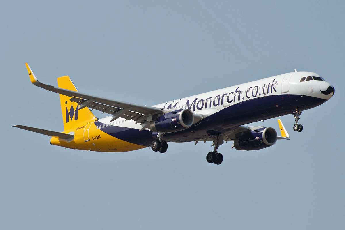 G-ZBAE Monarch Airlines Airbus A321-200/S