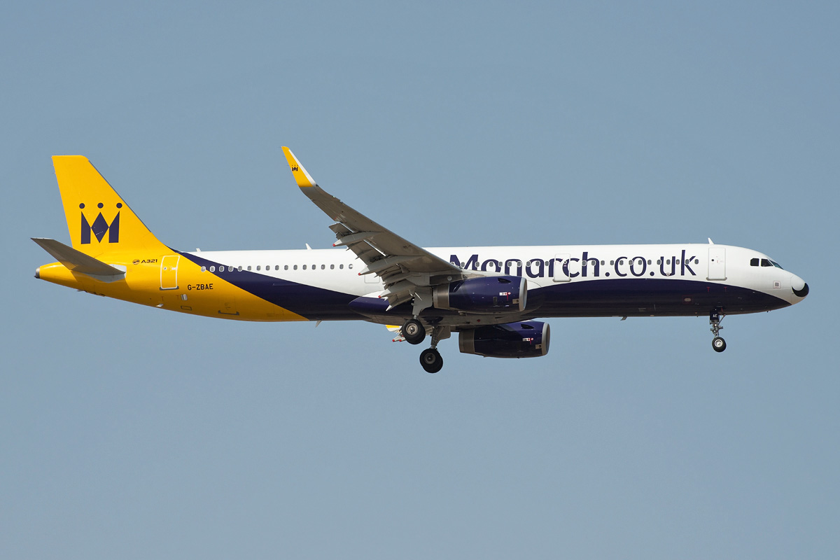 G-ZBAE Monarch Airlines Airbus A321-200/S