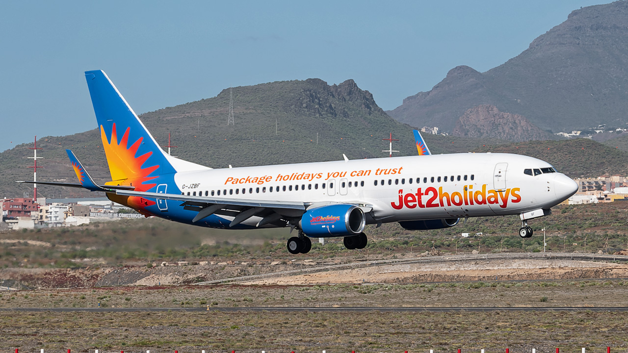 G-JZBF Jet2 holidays Boeing 737-800