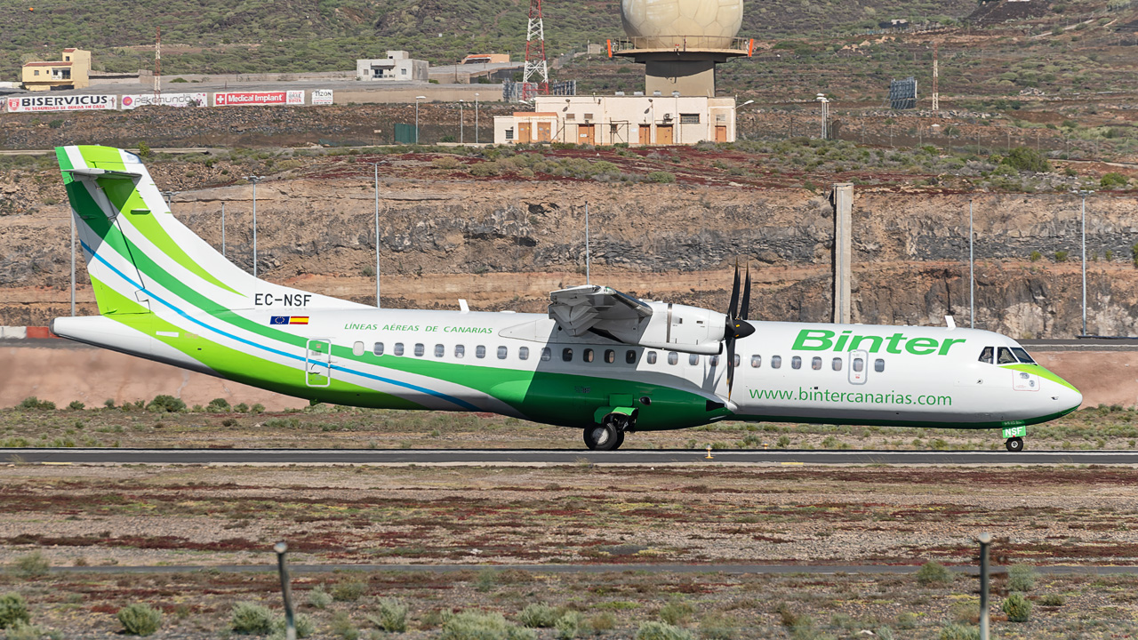 EC-NSF Binter Canarias Aerospatiale ATR-72-600