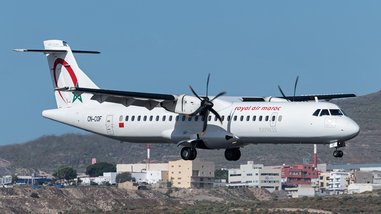 CN-COF Royal Air Maroc Express Aerospatiale ATR-72-600