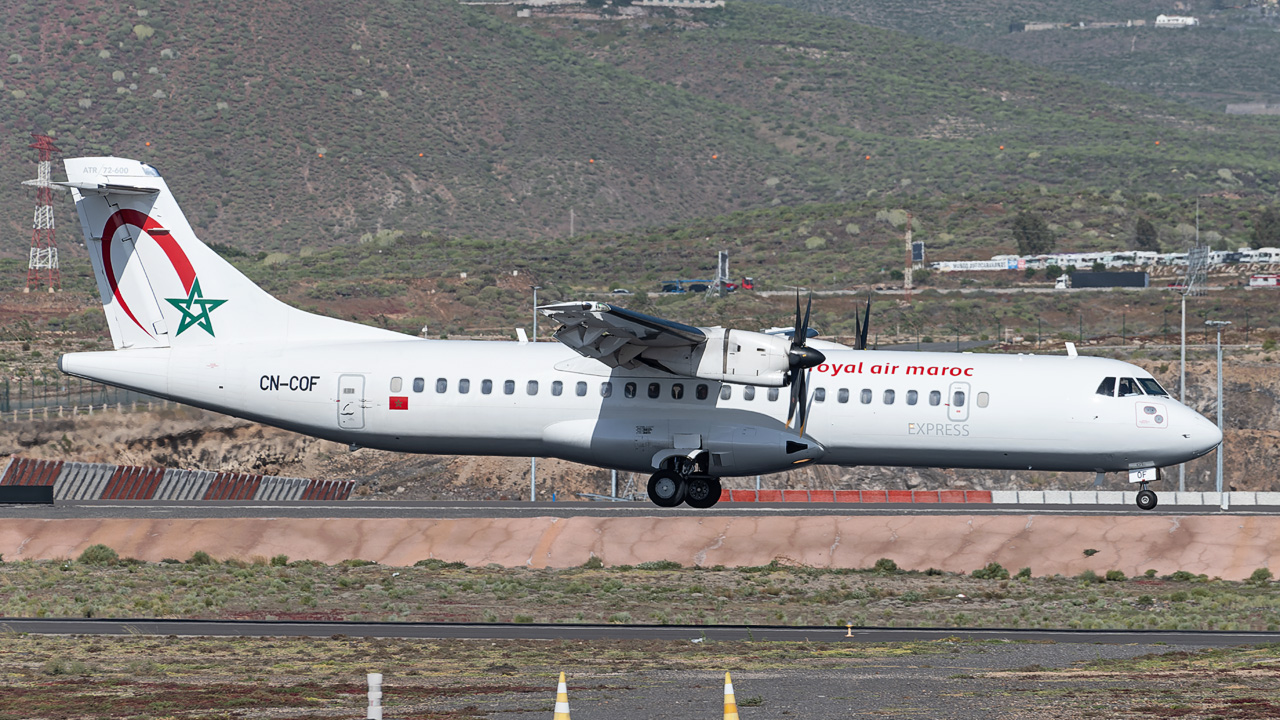 CN-COF Royal Air Maroc Express Aerospatiale ATR-72-600