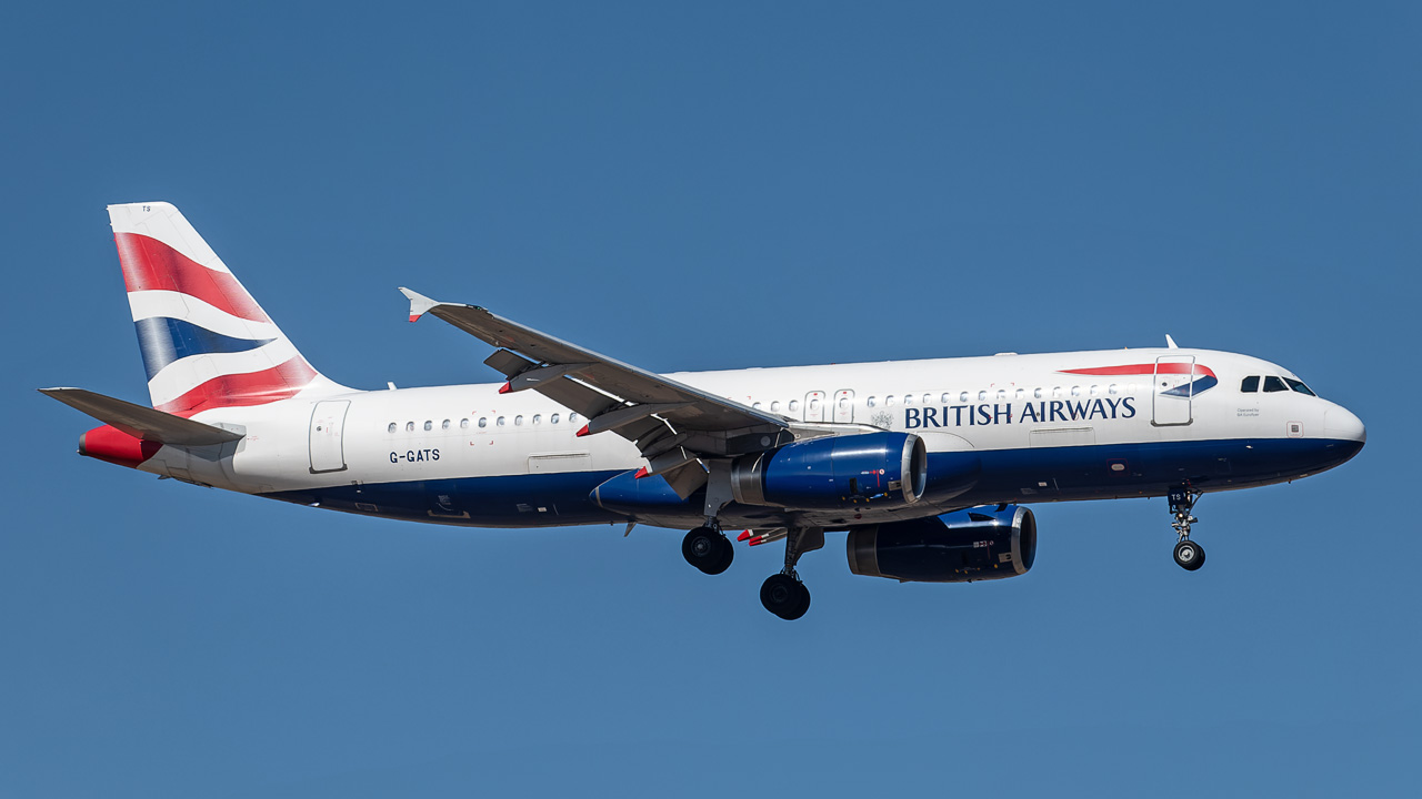 G-GATS British Airways Aibus A320-200