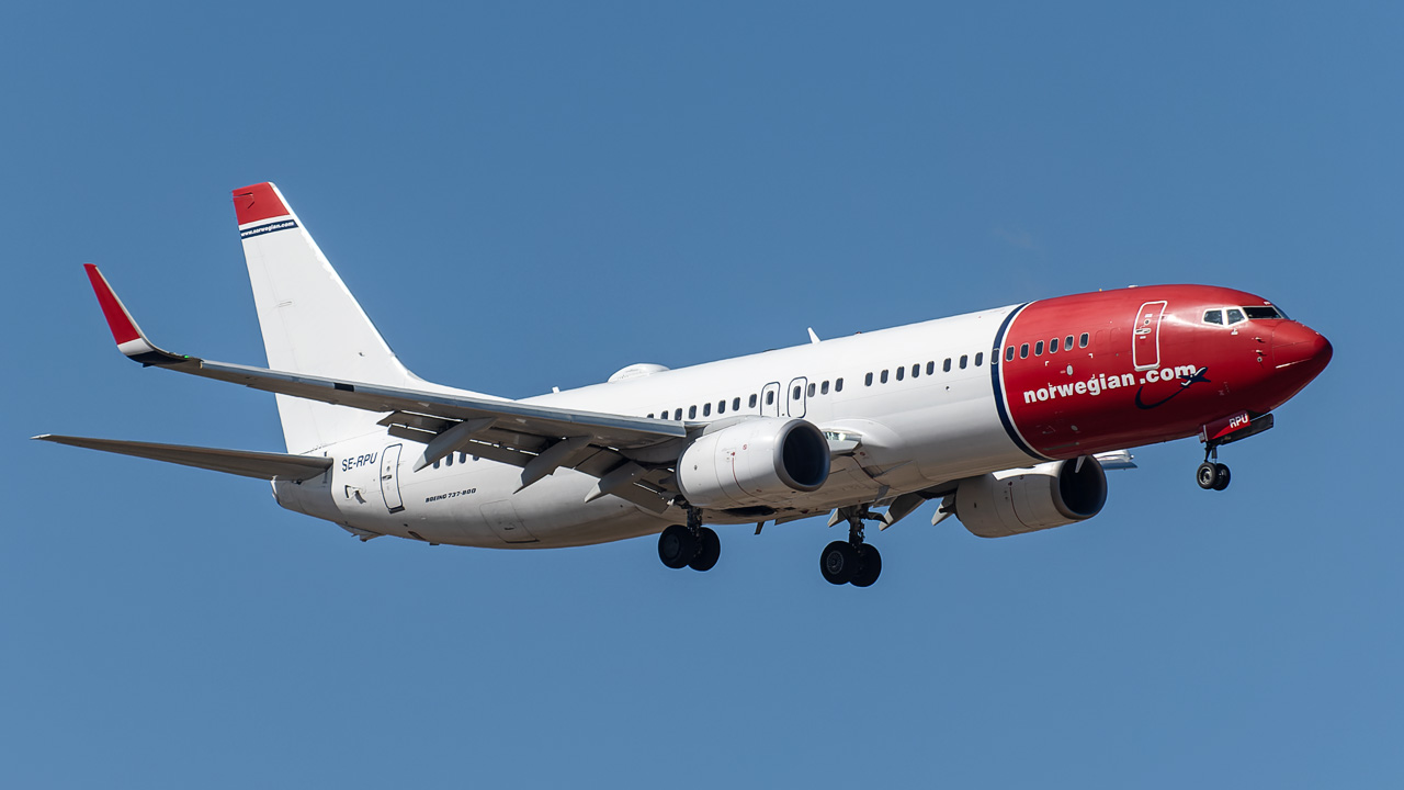 SE-RPU Norwegian Air Shuttle Boeing 737-800