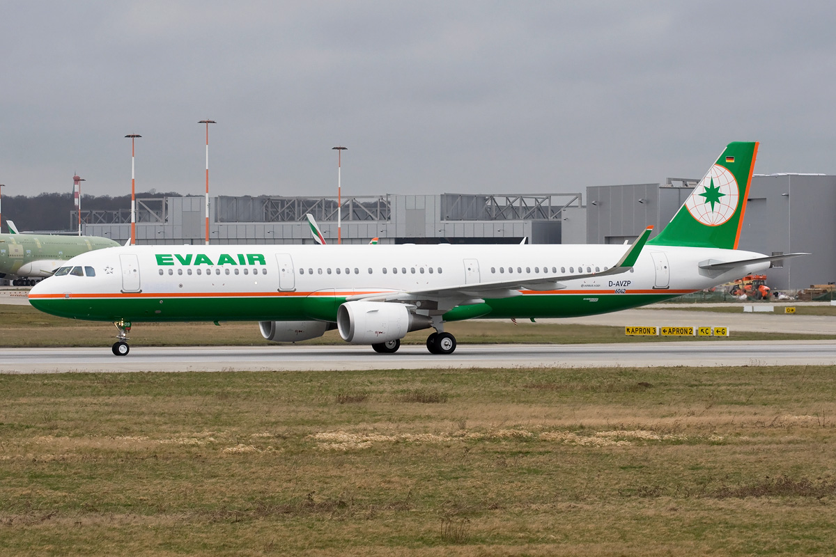 B-16208/D-AVZP c/n 6042 EVA Airways Airbus A321-200/S