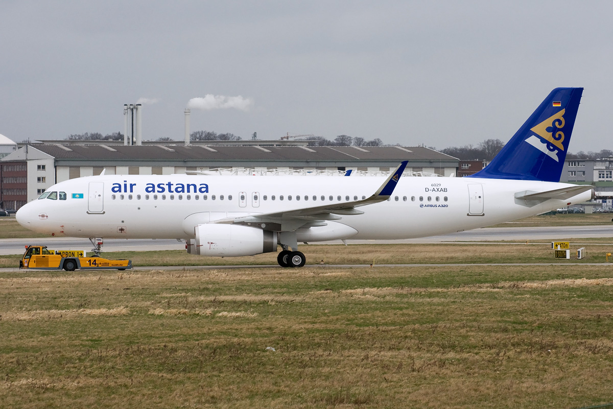 D-AXAB c/n 6029 Air Astana Airbus A320-200/S